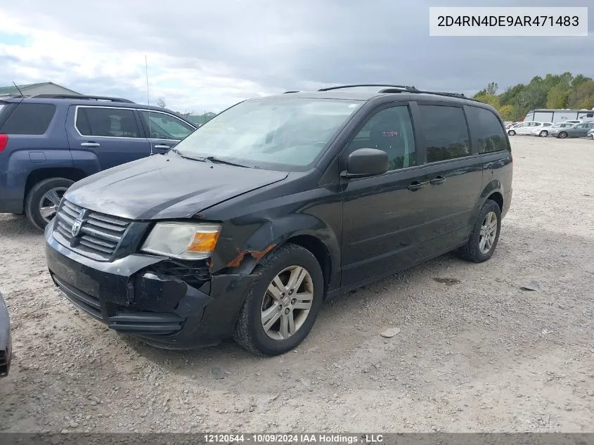 2010 Dodge Grand Caravan Se VIN: 2D4RN4DE9AR471483 Lot: 12120544