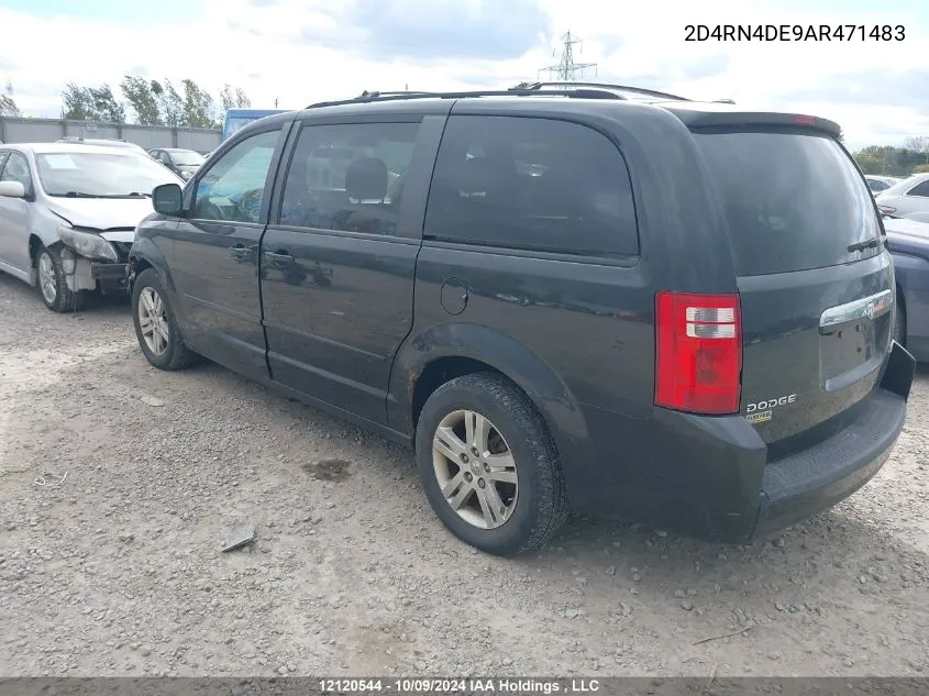 2010 Dodge Grand Caravan Se VIN: 2D4RN4DE9AR471483 Lot: 12120544