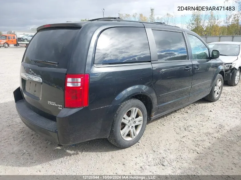 2010 Dodge Grand Caravan Se VIN: 2D4RN4DE9AR471483 Lot: 12120544