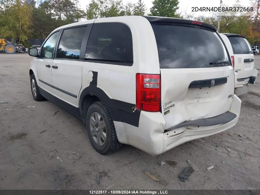 2D4RN4DE8AR372668 2010 Dodge Grand Caravan