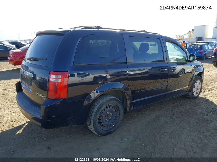 2010 Dodge Grand Caravan Se VIN: 2D4RN4DE9AR159874 Lot: 12122823