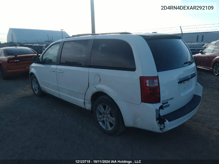 2010 Dodge Grand Caravan Se VIN: 2D4RN4DEXAR292109 Lot: 12123715