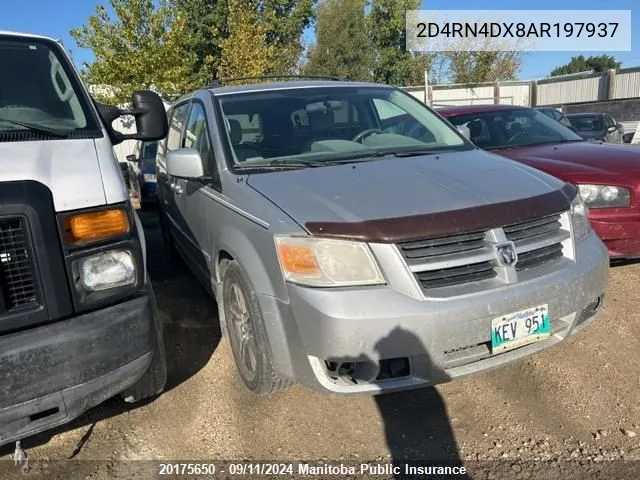 2010 Dodge Grand Caravan Sxt VIN: 2D4RN4DX8AR197937 Lot: 20175650