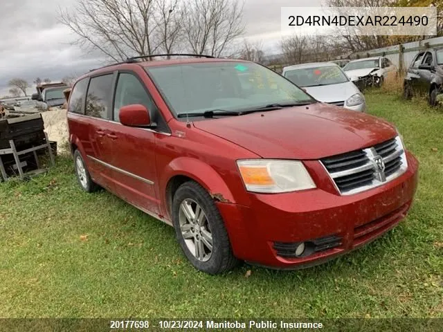 2010 Dodge Grand Caravan Se VIN: 2D4RN4DEXAR224490 Lot: 20177698