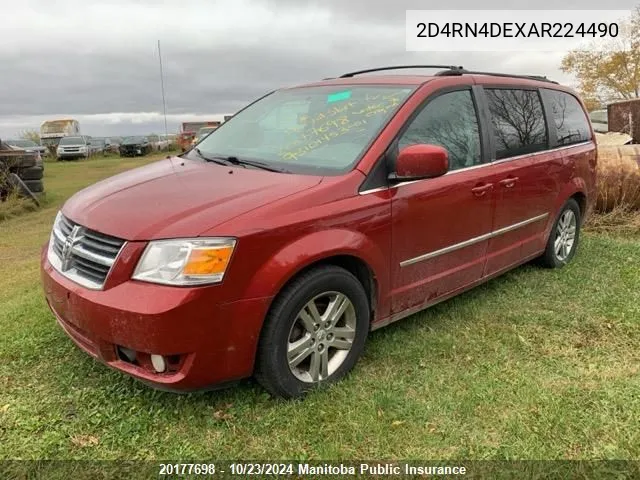 2010 Dodge Grand Caravan Se VIN: 2D4RN4DEXAR224490 Lot: 20177698