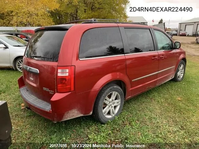 2010 Dodge Grand Caravan Se VIN: 2D4RN4DEXAR224490 Lot: 20177698