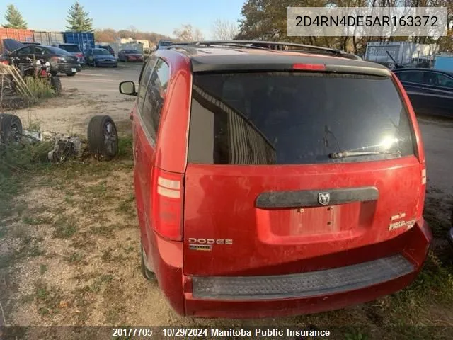 2D4RN4DE5AR163372 2010 Dodge Grand Caravan Se