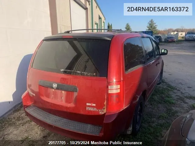 2D4RN4DE5AR163372 2010 Dodge Grand Caravan Se