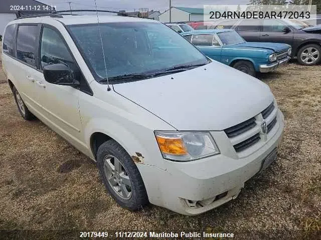 2D4RN4DE8AR472043 2010 Dodge Grand Caravan Se