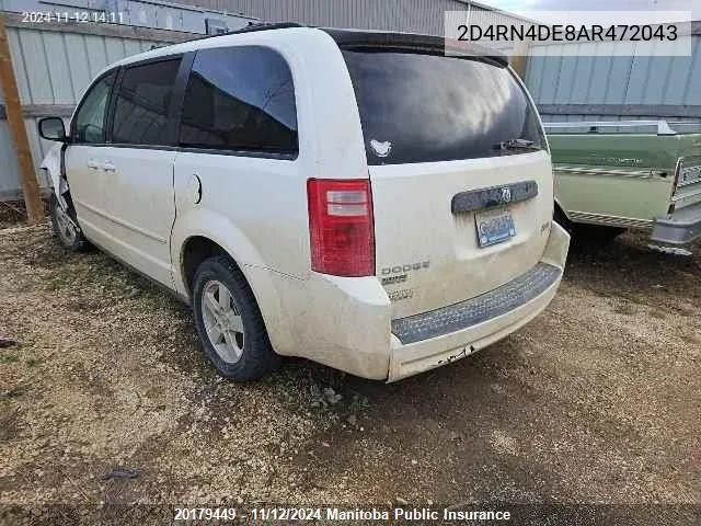 2D4RN4DE8AR472043 2010 Dodge Grand Caravan Se