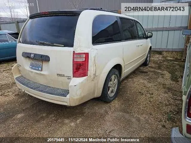 2D4RN4DE8AR472043 2010 Dodge Grand Caravan Se