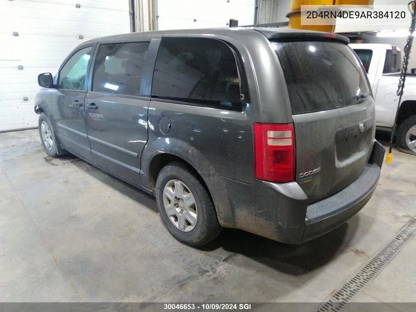 2010 Dodge Grand Caravan Se VIN: 2D4RN4DE9AR384120 Lot: 30046653