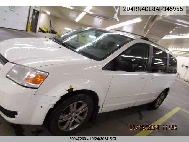 2010 Dodge Grand Caravan Se VIN: 2D4RN4DE8AR345955 Lot: 30047260