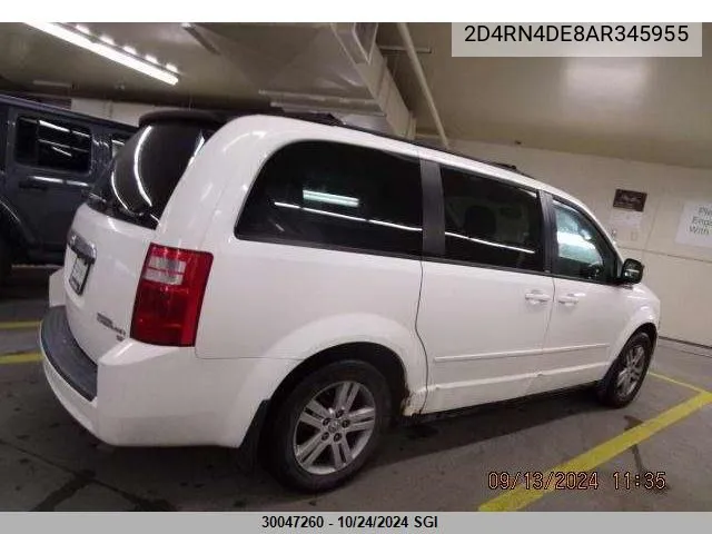 2010 Dodge Grand Caravan Se VIN: 2D4RN4DE8AR345955 Lot: 30047260