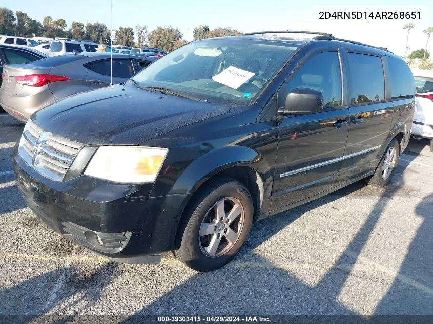 2D4RN5D14AR268651 2010 Dodge Grand Caravan Sxt