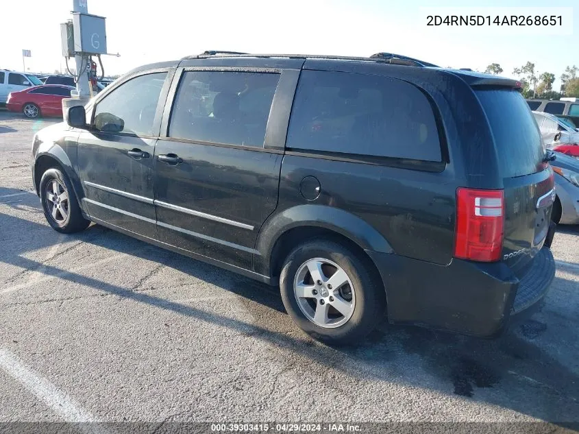 2D4RN5D14AR268651 2010 Dodge Grand Caravan Sxt