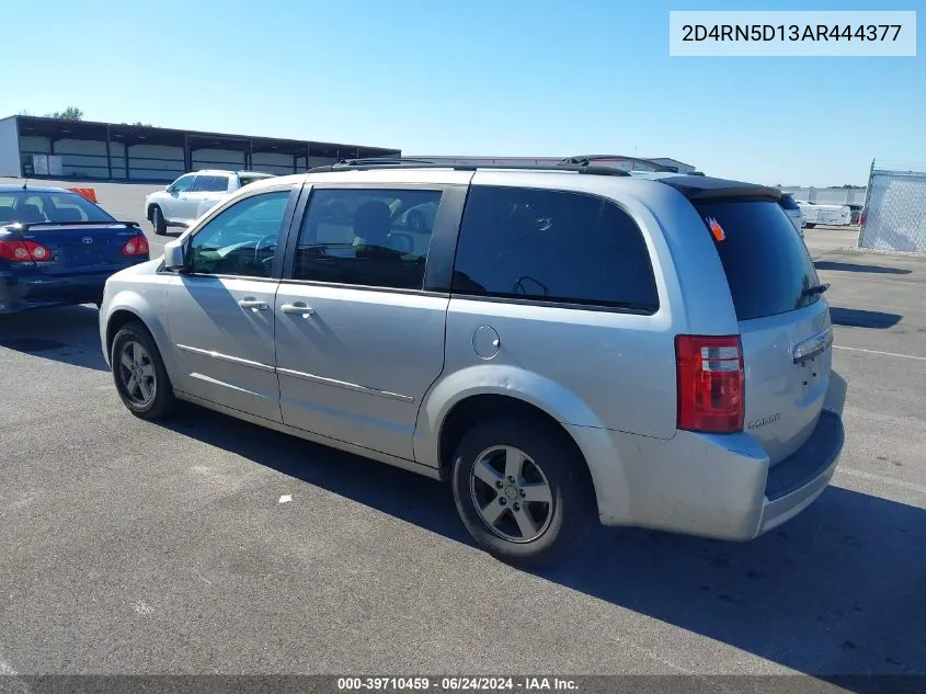 2010 Dodge Grand Caravan Sxt VIN: 2D4RN5D13AR444377 Lot: 39710459