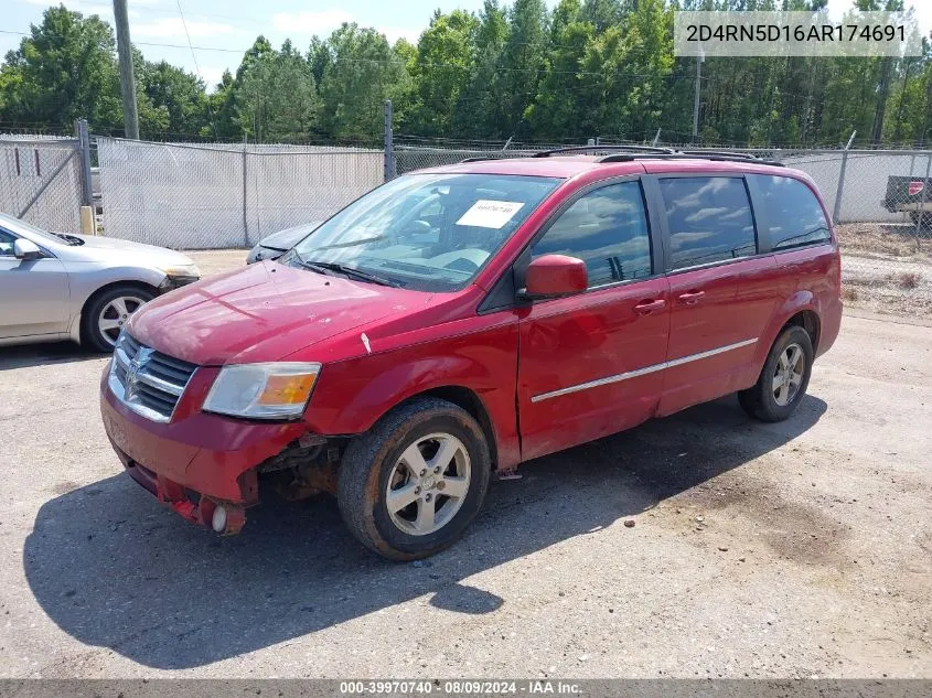 2D4RN5D16AR174691 2010 Dodge Grand Caravan Sxt