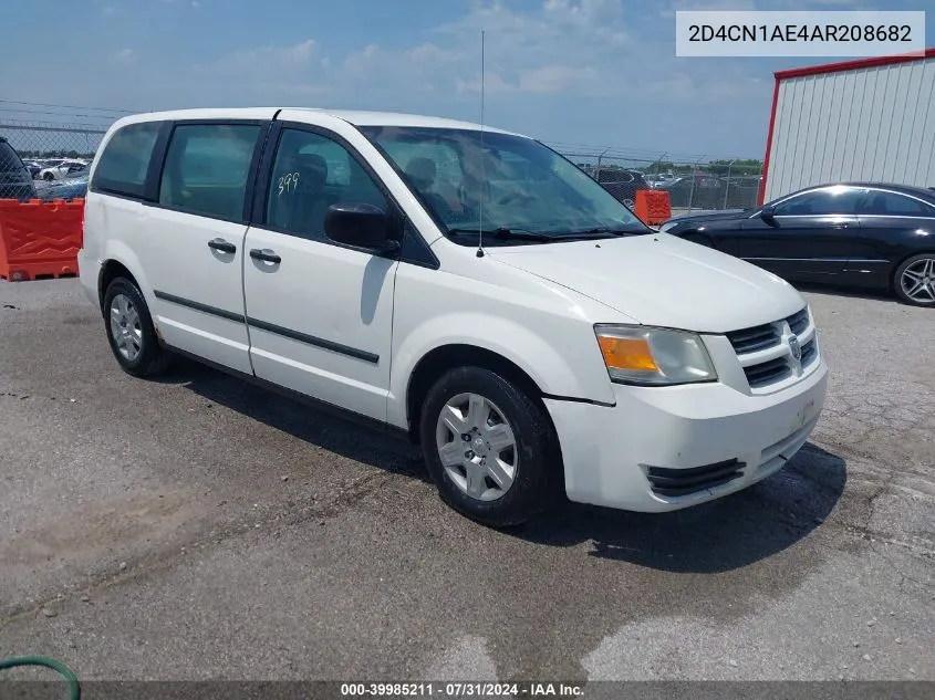 2010 Dodge Grand Caravan C/V VIN: 2D4CN1AE4AR208682 Lot: 39985211