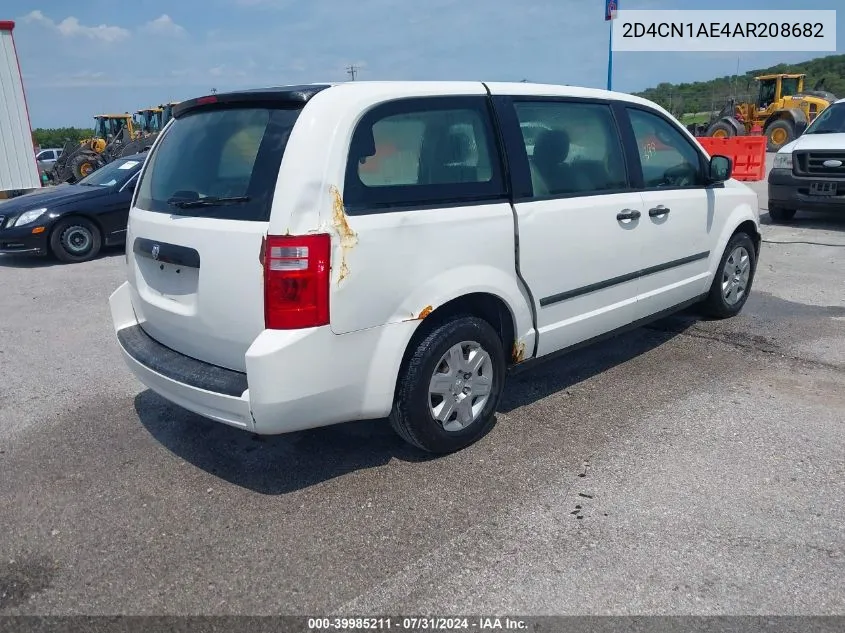 2010 Dodge Grand Caravan C/V VIN: 2D4CN1AE4AR208682 Lot: 39985211