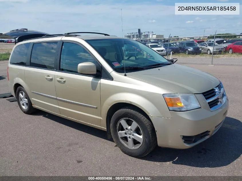 2010 Dodge Grand Caravan Sxt VIN: 2D4RN5DX5AR185458 Lot: 40050456