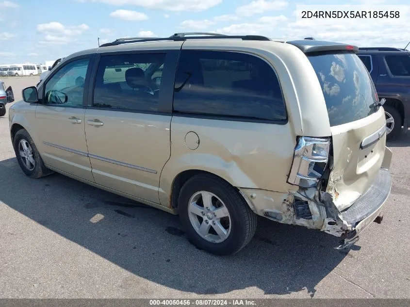 2010 Dodge Grand Caravan Sxt VIN: 2D4RN5DX5AR185458 Lot: 40050456