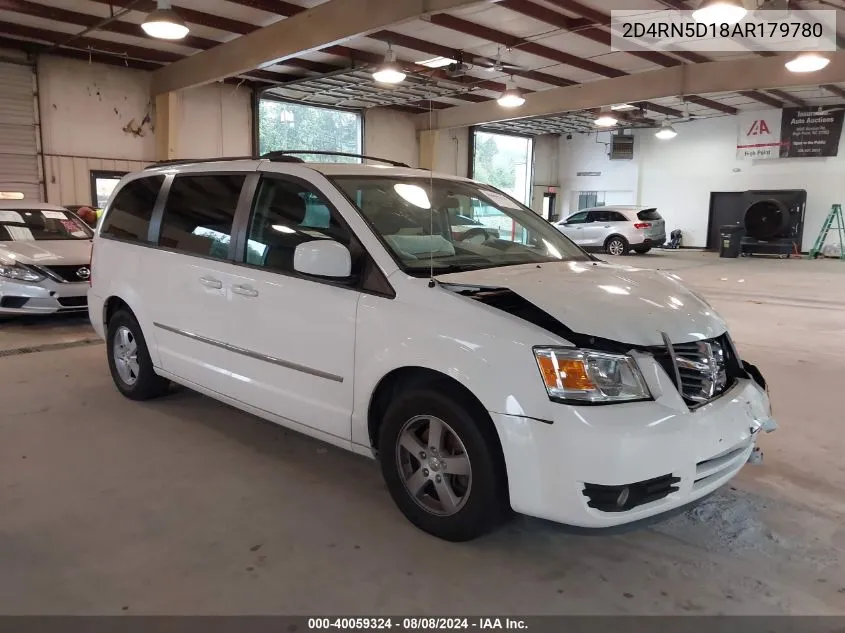 2010 Dodge Grand Caravan Sxt VIN: 2D4RN5D18AR179780 Lot: 40059324