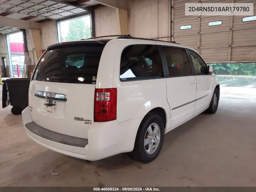 2010 Dodge Grand Caravan Sxt VIN: 2D4RN5D18AR179780 Lot: 40059324