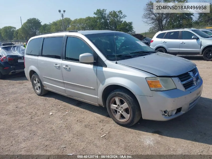 2D4RN5D18AR496958 2010 Dodge Grand Caravan Sxt