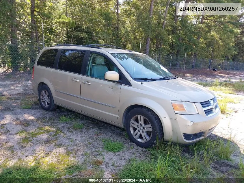 2010 Dodge Grand Caravan Sxt VIN: 2D4RN5DX9AR260257 Lot: 40137191