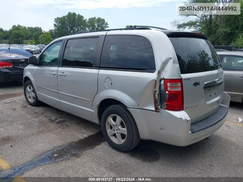 2010 Dodge Grand Caravan Sxt VIN: 2D4RN5D11AR444992 Lot: 40183727