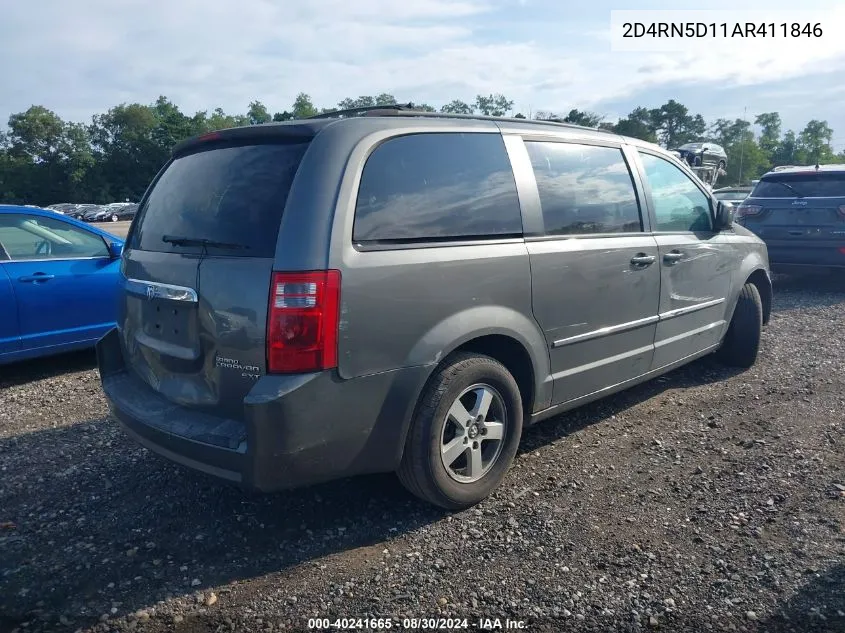 2D4RN5D11AR411846 2010 Dodge Grand Caravan Sxt