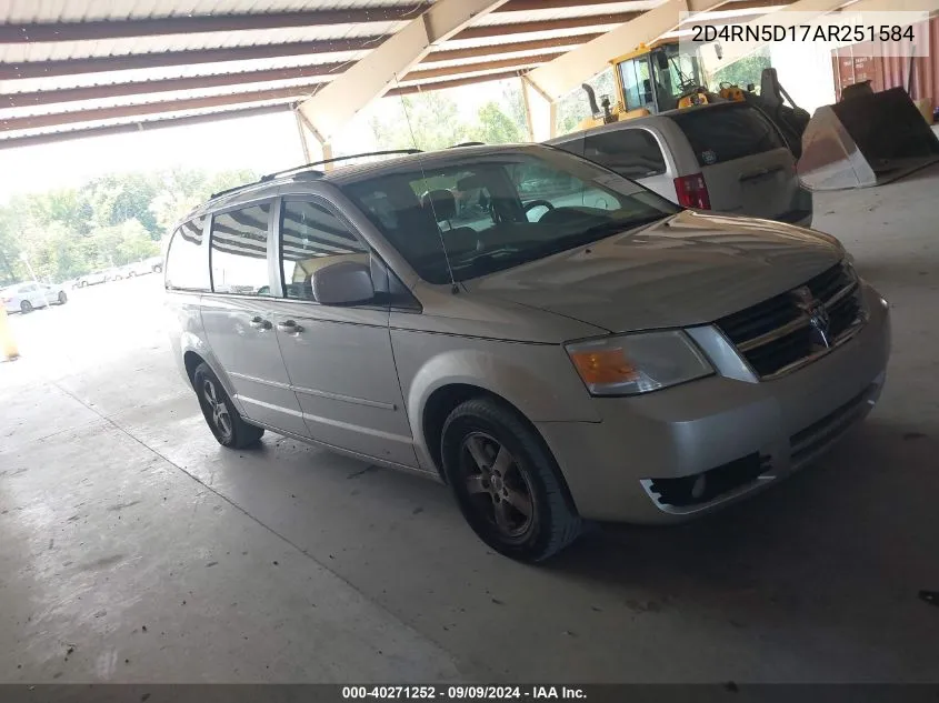 2010 Dodge Grand Caravan Sxt VIN: 2D4RN5D17AR251584 Lot: 40271252