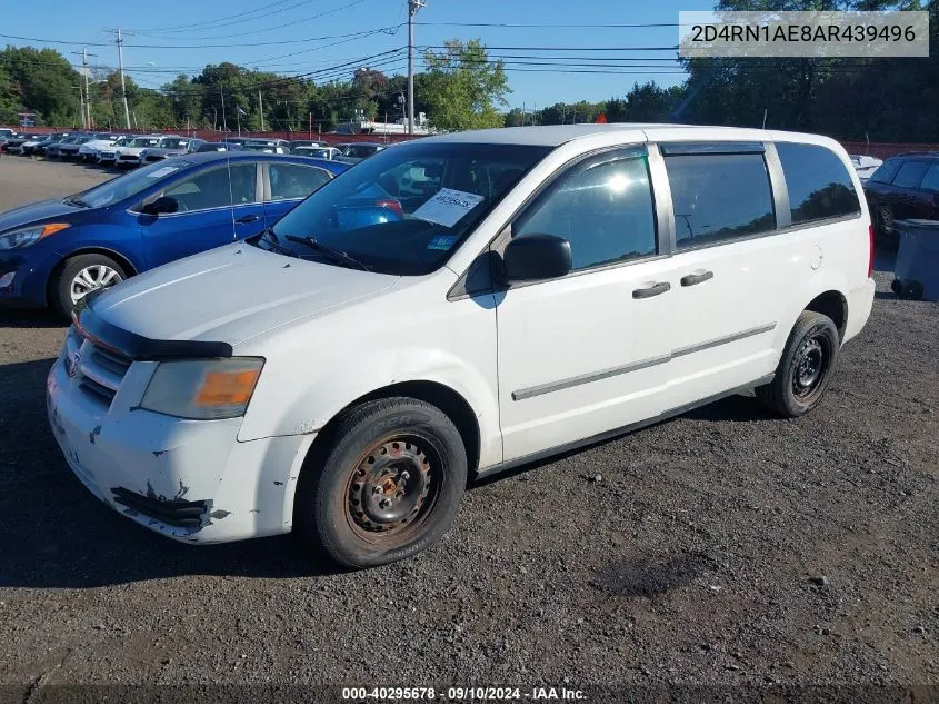 2D4RN1AE8AR439496 2010 Dodge Grand Caravan C/V