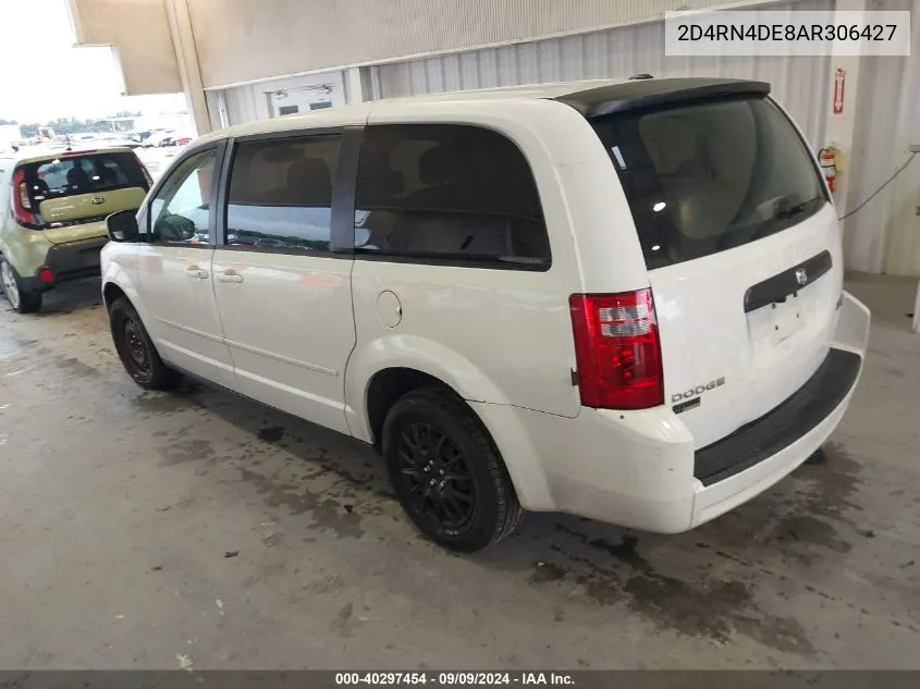 2010 Dodge Grand Caravan Se VIN: 2D4RN4DE8AR306427 Lot: 40297454