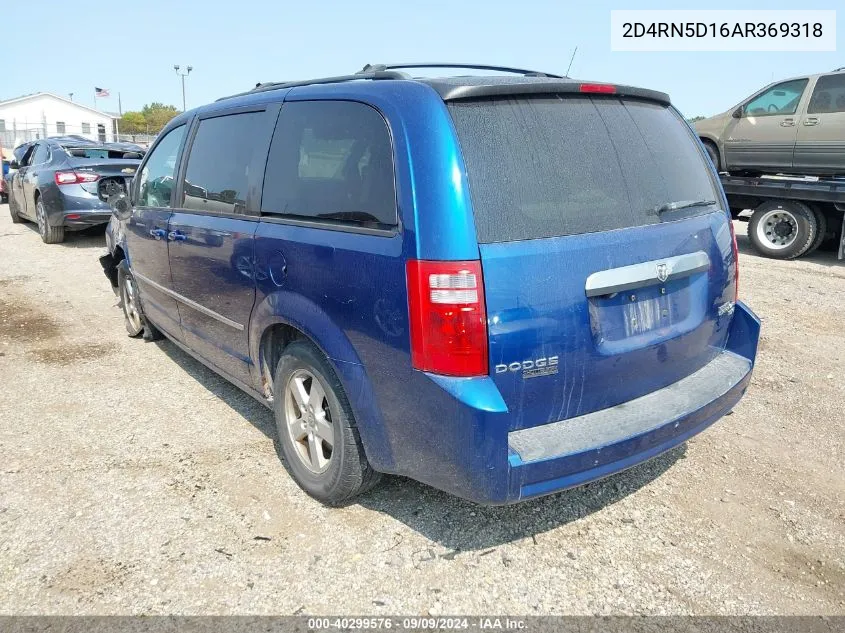 2D4RN5D16AR369318 2010 Dodge Grand Caravan Sxt