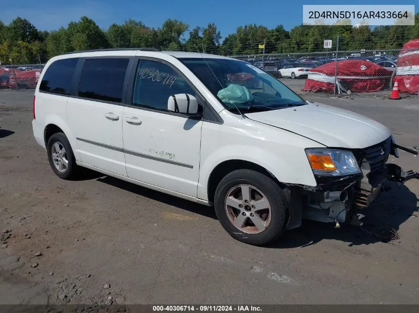 2D4RN5D16AR433664 2010 Dodge Grand Caravan Sxt