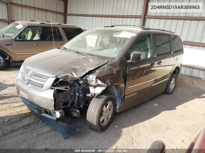 2010 Dodge Grand Caravan Sxt VIN: 2D4RN5D19AR388963 Lot: 40308355