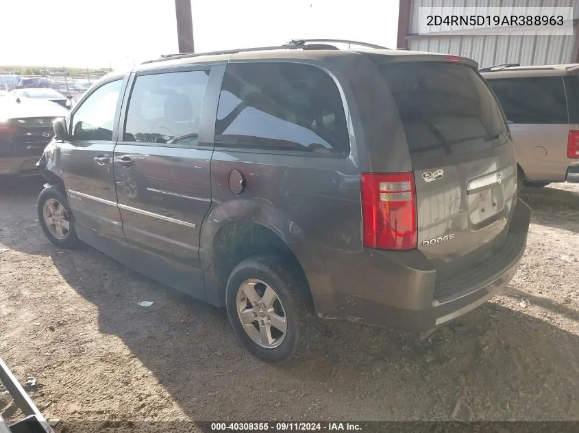 2010 Dodge Grand Caravan Sxt VIN: 2D4RN5D19AR388963 Lot: 40308355