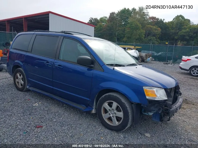 2010 Dodge Grand Caravan Hero VIN: 2D4RN3D10AR447130 Lot: 40315912