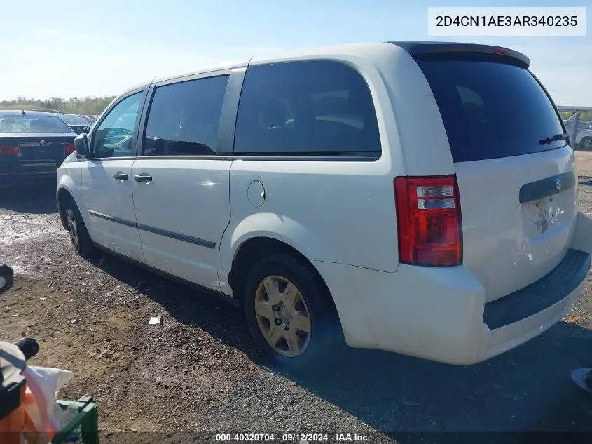 2D4CN1AE3AR340235 2010 Dodge Grand Caravan C/V