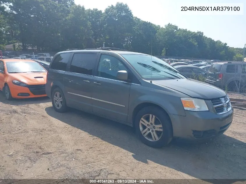 2010 Dodge Grand Caravan Sxt VIN: 2D4RN5DX1AR379100 Lot: 40341263