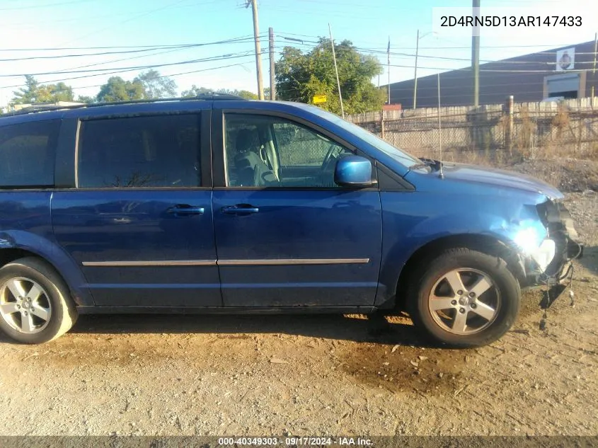 2010 Dodge Grand Caravan Sxt VIN: 2D4RN5D13AR147433 Lot: 40349303