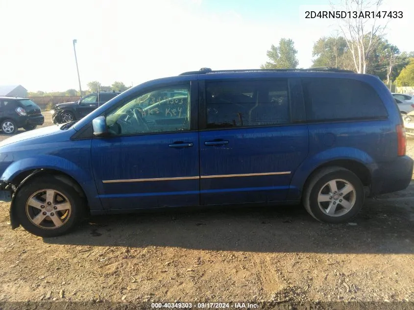 2010 Dodge Grand Caravan Sxt VIN: 2D4RN5D13AR147433 Lot: 40349303