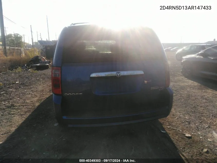 2010 Dodge Grand Caravan Sxt VIN: 2D4RN5D13AR147433 Lot: 40349303