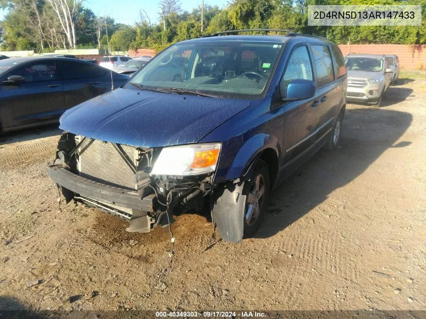 2010 Dodge Grand Caravan Sxt VIN: 2D4RN5D13AR147433 Lot: 40349303