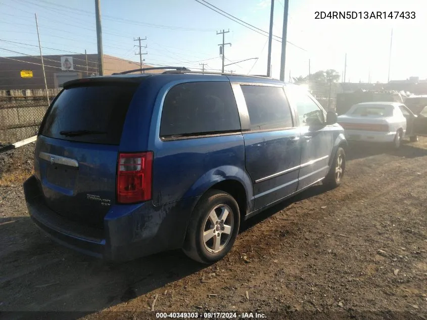 2010 Dodge Grand Caravan Sxt VIN: 2D4RN5D13AR147433 Lot: 40349303