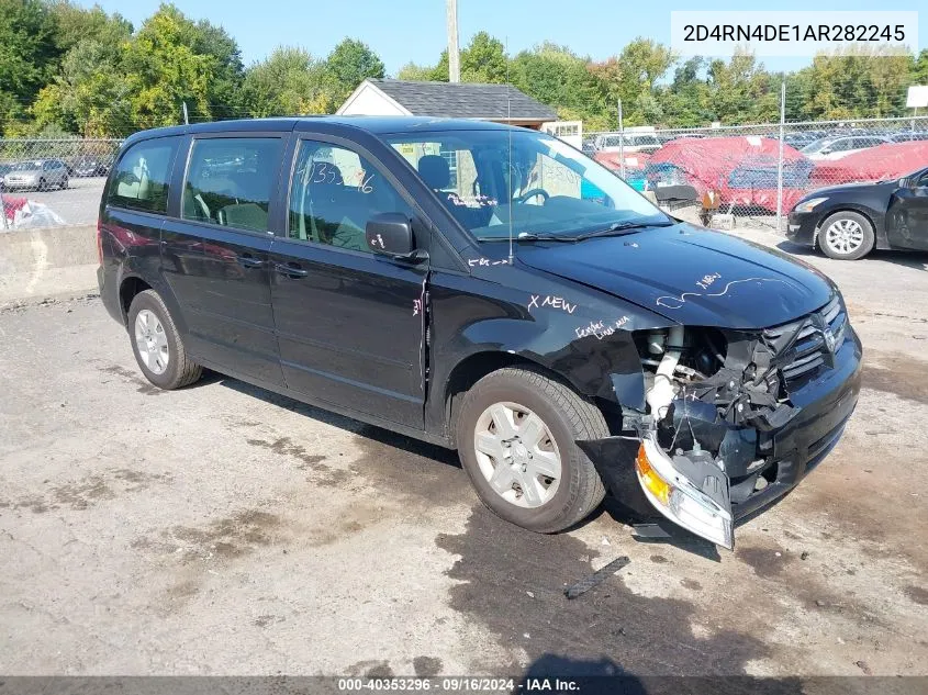 2010 Dodge Grand Caravan Se VIN: 2D4RN4DE1AR282245 Lot: 40353296