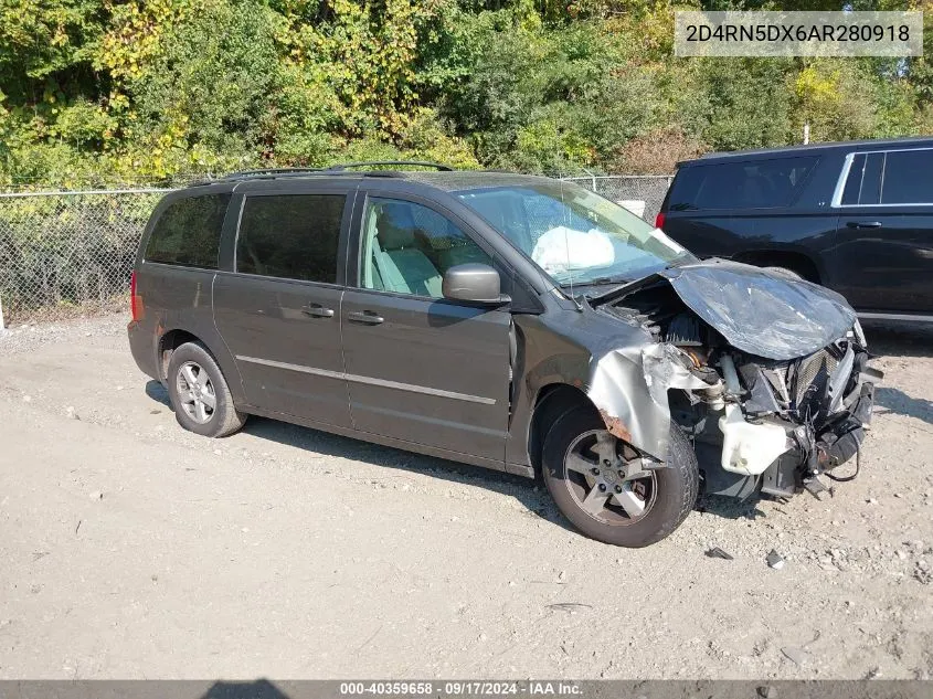 2010 Dodge Grand Caravan Sxt VIN: 2D4RN5DX6AR280918 Lot: 40359658