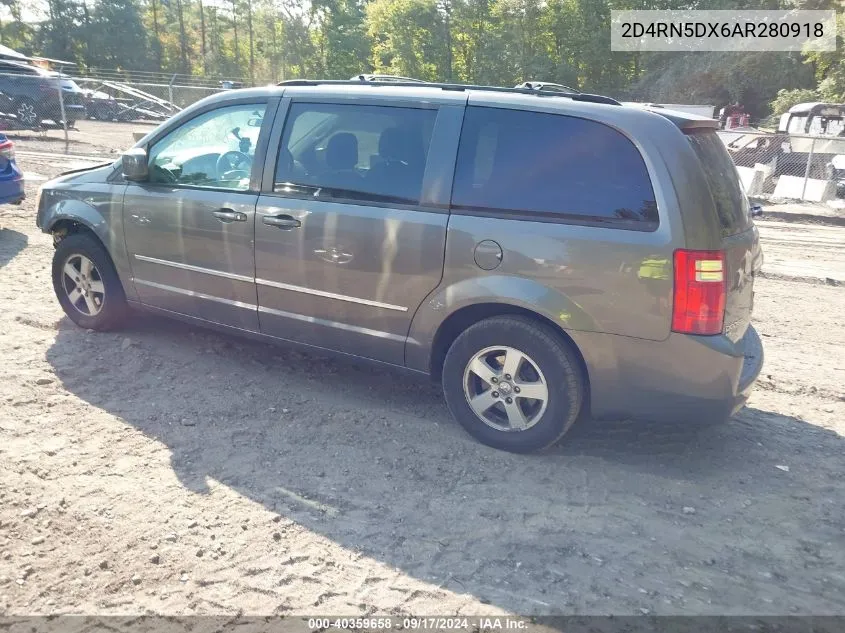 2010 Dodge Grand Caravan Sxt VIN: 2D4RN5DX6AR280918 Lot: 40359658